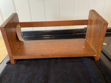 Vintage Wooden Book Trough