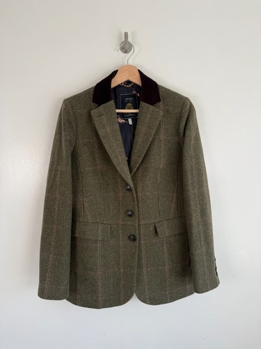 Joules tweed blazer jacket - blazer,
