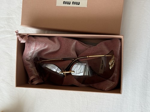 Miu rimless - brown, tinted