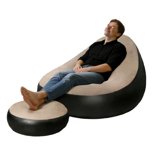Inflatable portable couch with - portable,