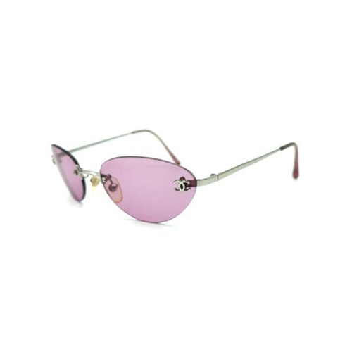 Chanel silver logo purple - logo,