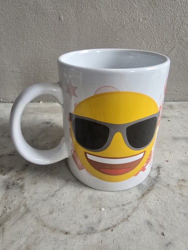 Emoji mug smiley face yellow - emoji,