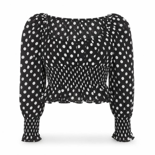 Topshop womens cropped blouse - topshop,