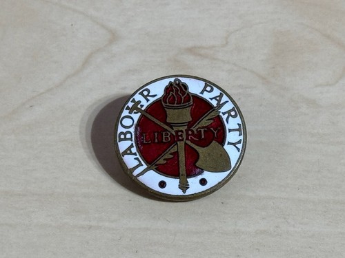 Labour party liberty enamel - party,