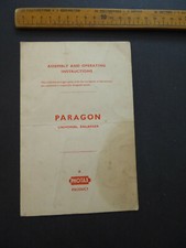 Vintage Paragon Universal Enlarger Photax booklet