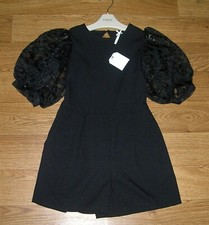 BNWT NEXT Girls Black Puff