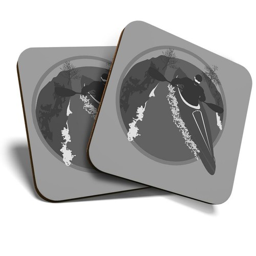 Coasters canoe - 2, x
