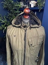 MA. Strum Nylon Metal Memory Face Guard Parka MAS1214 Green Mens Small Terraces