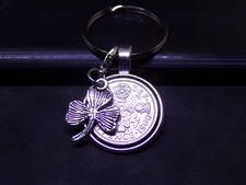 British Coin Keyrings Lucky