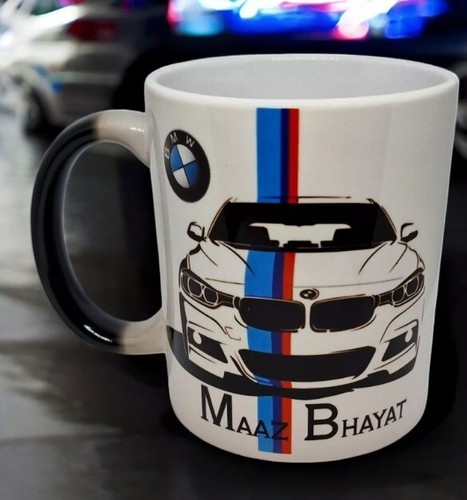 Bmw mug personalised black - bmw,