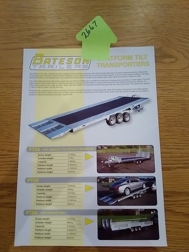 Bateson trailer flatbed - trailer,