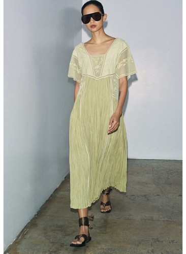 Zara woman ss26 pistachio - zara,