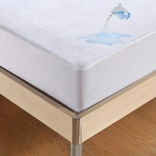 Terry Towel Waterproof Mattress Protector Fitted Sheet Bed Cover Non-Allergenic