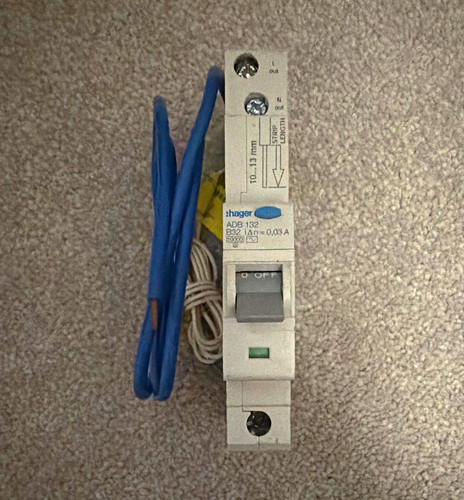 Hager adb132 rcbo rcd - b32, 32a