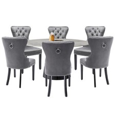 Set of 6 Dining Chairs Modern