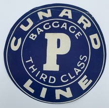 Vintage Original Cunard Line