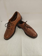 Cheaney Shoes - Royal Sceptre Stour Textured Leather Size 5 Brown VGC VINTAGE