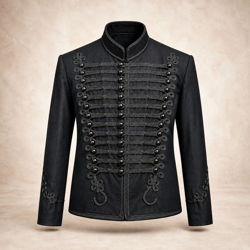Men black military gothic - men’s,
