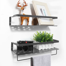 2 Pack Metal Floating Shelves
