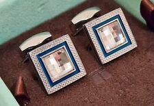 Tateossian Quadrato Cufflinks Swarovski Elements
