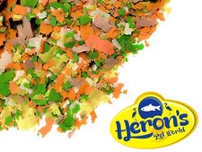 HERONS Premium Pond Flakes KOI CARP GOLDFISH ORFE COLDWATER POND FISH FOOD 