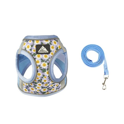 Floral pet harness anti - floral,