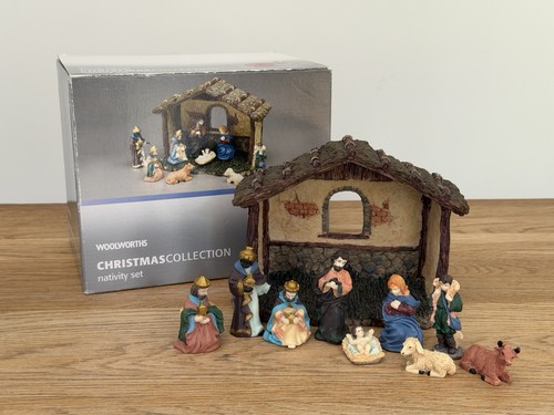 Vintage woolworths nativity - woolworths,