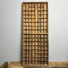Vintage Wooden Printers Tray - Rustic Wooden Salvage - Wall Decor - #2