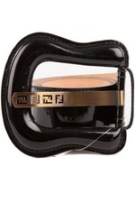 FENDI BLACK PATENT LEATHER