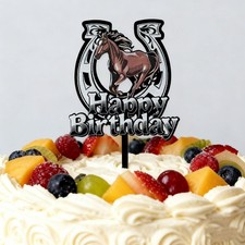 Horse Birthday Cake Topper