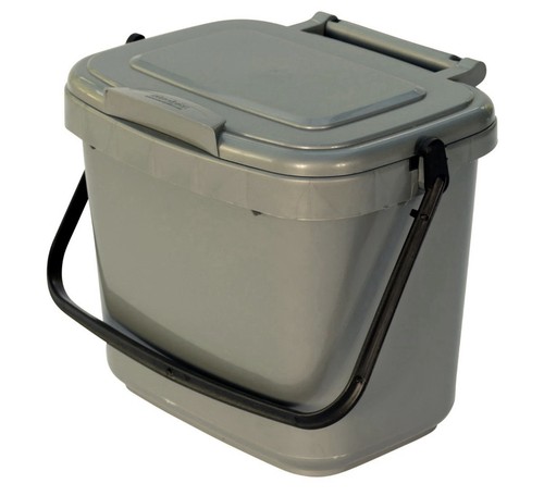 Kitchen compost caddy silver - caddy,