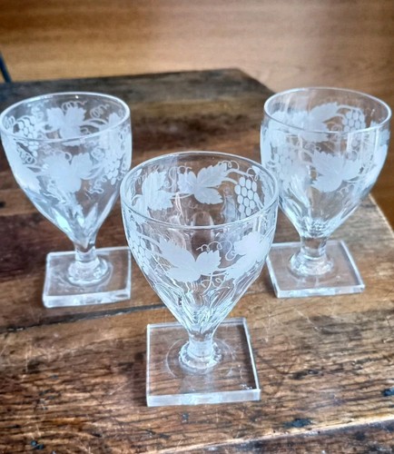 Set georgian glass - 3,