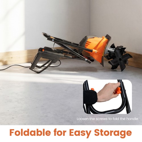 Corded electric garden tiller - electric,