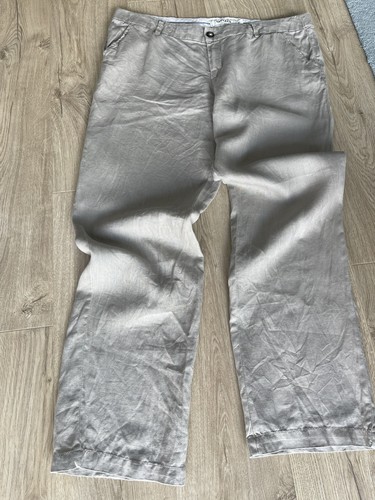 Fatface pure linen taupe beige - taupe,