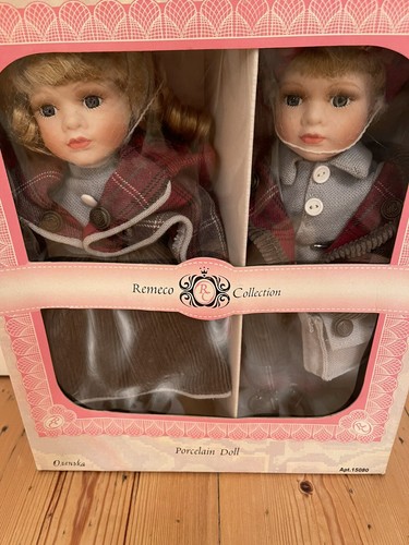 Porcelain dolls boxed remeco - boxed,