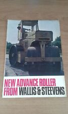 WALLIS & STEEVENS NEW ADVANCE ROLLER ONF BROUCHER