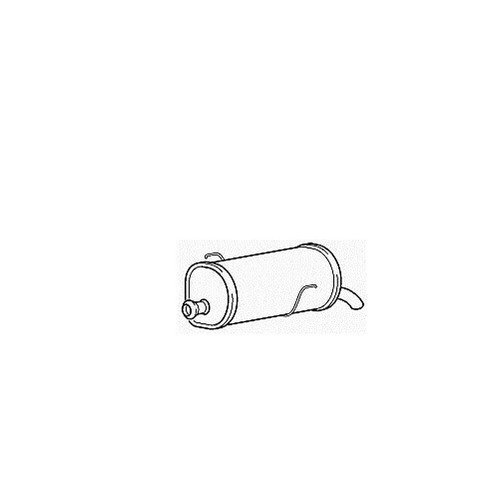 Expg6157 exhaust rear box - expg6157,