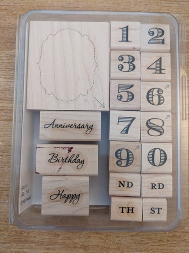 Stampin wood mount rubber - stampin', up!