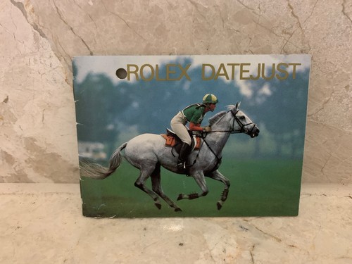 Rolex datejust booklet - rolex,