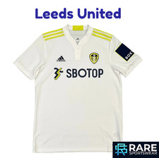 LEEDS UTD 2021-22 HOME FOOTBALL SHIRT LARGE ADULT (MINT) ADIDAS CODE GT7059