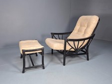 Vintage Japanned Bamboo Lounge