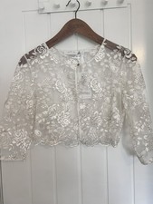 Carla Ruiz Ivory Lace Bolero