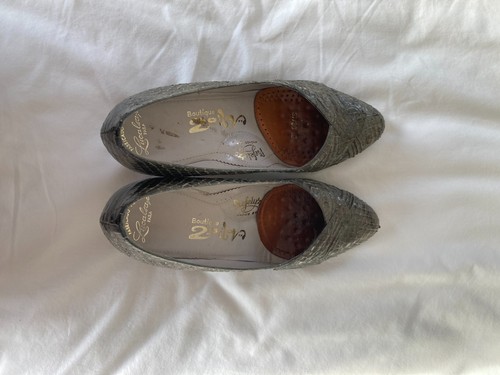 1980 genuine snakeskin - genuine, grey