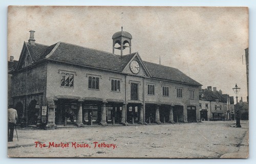 Postcard tetbury the market - tetbury,