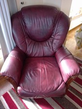 Dark Red 3 Piece Suite