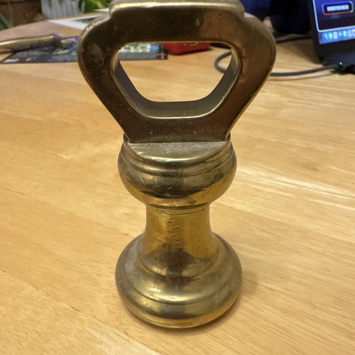 Antique brass hand bell metal - antique,