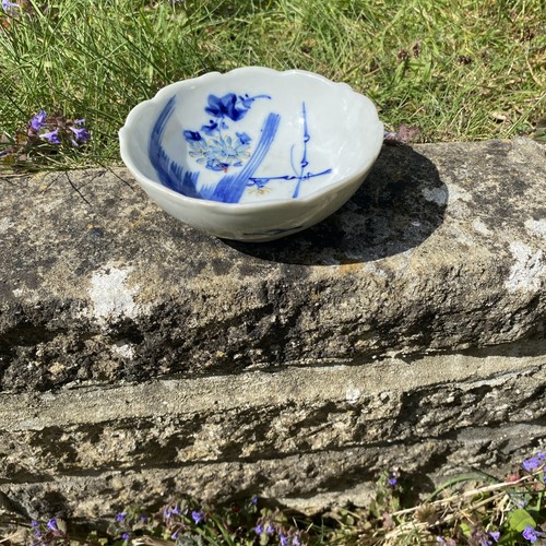 Antique chinese bowl blue - chinese,