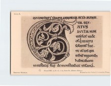 Postcard G, Royal Manuscript