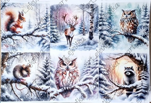 Paper for decoupage and craft - for,