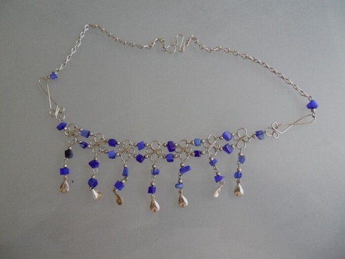 Vintage silver blue - &,